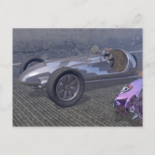 Cartão Postal Rato de Corrida