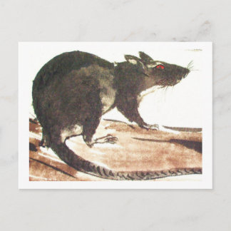 Cartão Postal Rato No. 01 * o conselho * Ratten-Postkarten* Po