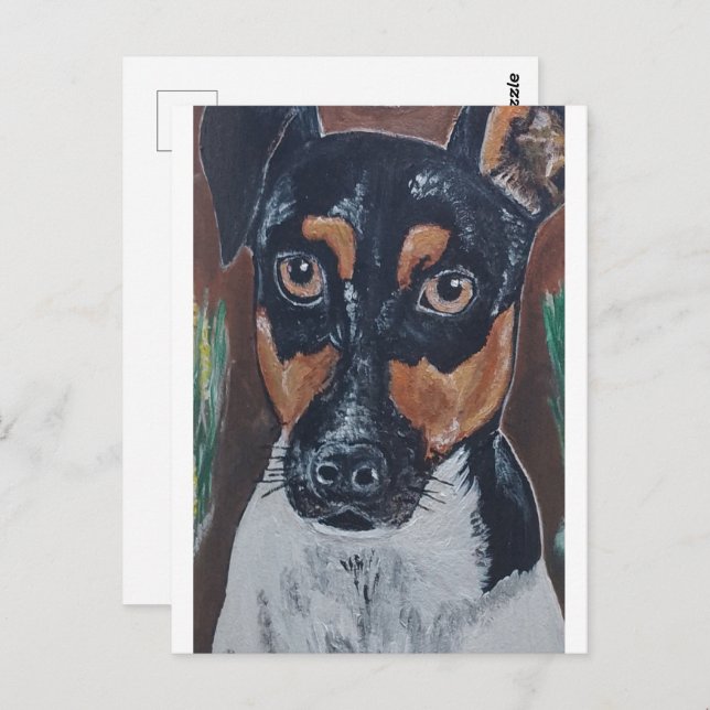 Cartão Postal Ratonero na pintura de Canyon por Alfred Fox (Frente/Verso)