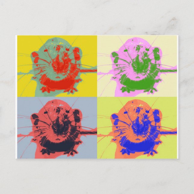 Cartão Postal Ratos (Frente)