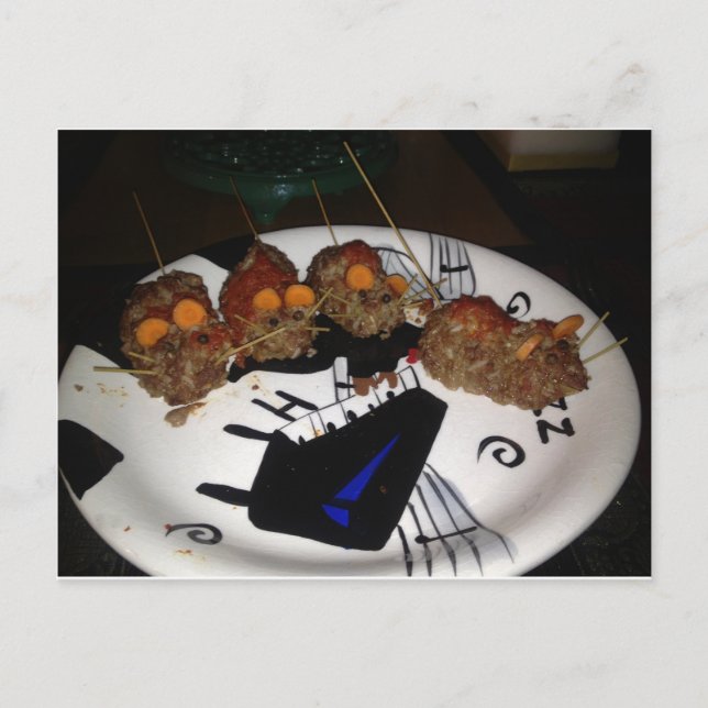 Cartão Postal Ratos Hamburger (Frente)