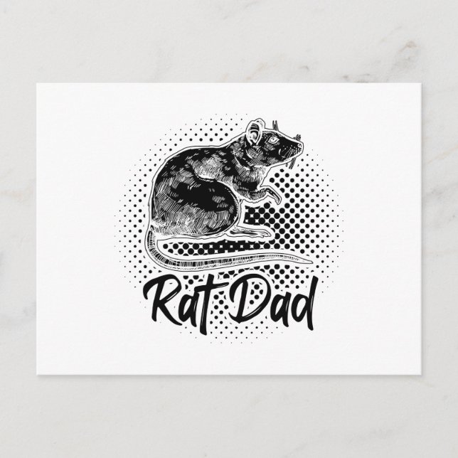 Cartão Postal Rats Papa | Oroba-Rato (Frente)