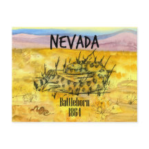 Rattlesnake Nevada Battleborn 1864 Colinas do dese