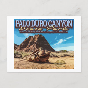 CARTÃO POSTAL RATTLESNAKE - PALO DURO CANYON STATE PARK - TEXAS