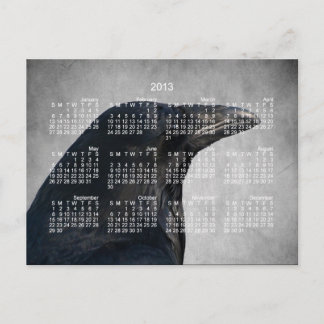 Cartão Postal Raven Glamor Shot; Calendário 2013