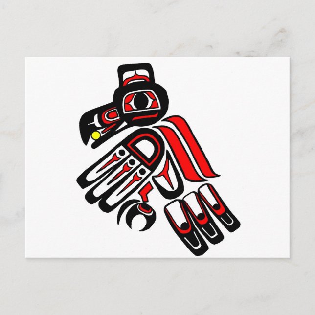 Cartão Postal raven haida 2009 (Frente)