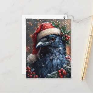 Cartão Postal Raven Natal
