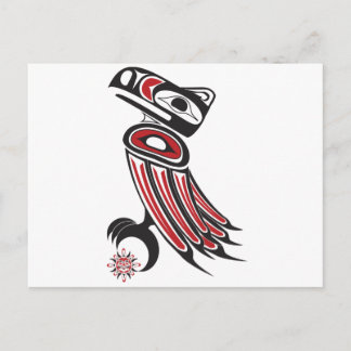 Cartão Postal Raven rouba o sol