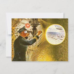 Cartão Postal Raviliar - Comandante de um Submarino
