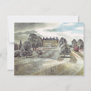 Cartão Postal Ravilious - Buscot Park, Farringdon Oxfordshire,