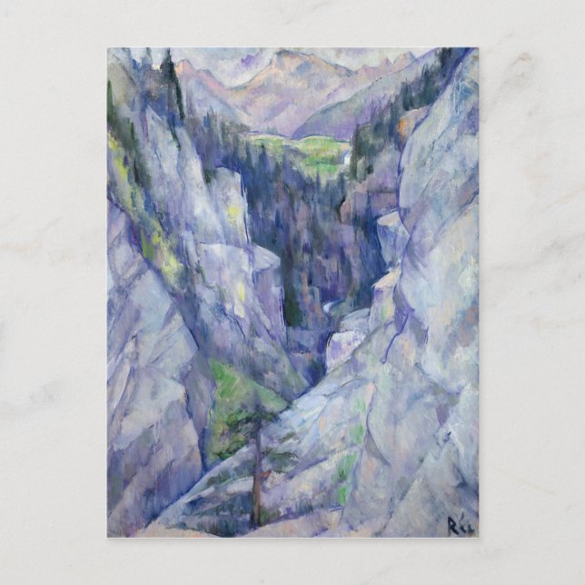 Cartão Postal Ravine em Pians, 1921 (Frente)