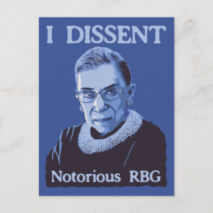 Cartão Postal RBG notório