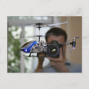 Cartão Postal RC Heli