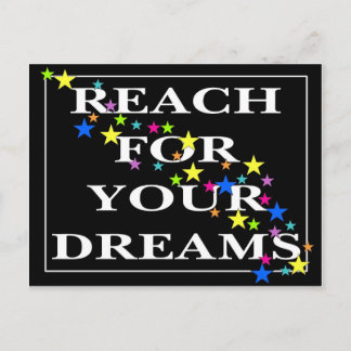 Cartão Postal Reach for Your Dreams