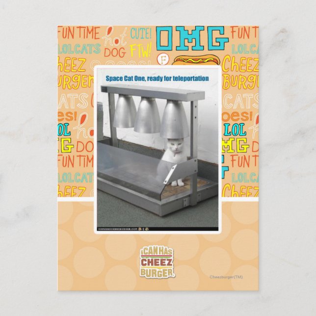 Cartão Postal Ready for Teleportation (Frente)