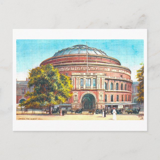 Cartão postal Real Albert Hall London (Frente)