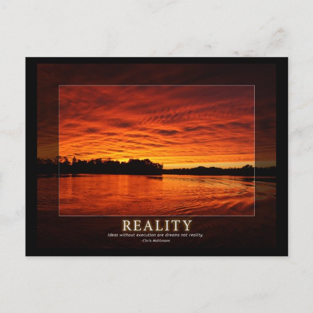 Cartão Postal Realidade - Ideias em Motivação (Frente)