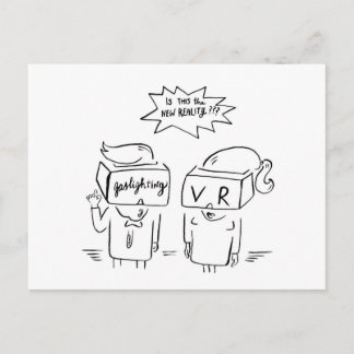 Cartão Postal Realidade virtual, 01