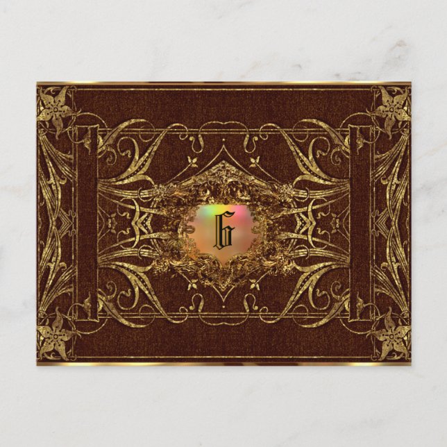 Cartão Postal Rebeckae Corgi Victorian (Frente)