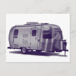 Cartão Postal Reboque roxo