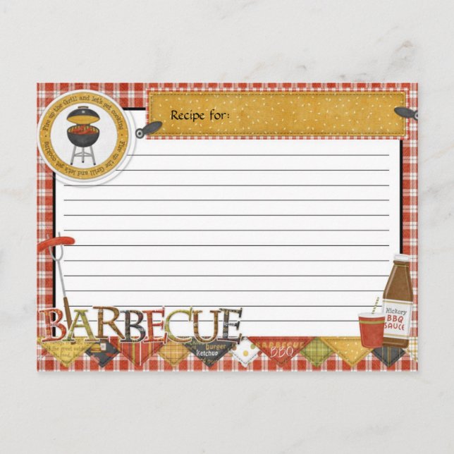 Cartão Postal Receber Cartão-postal disparar a grelha do churras (Frente)