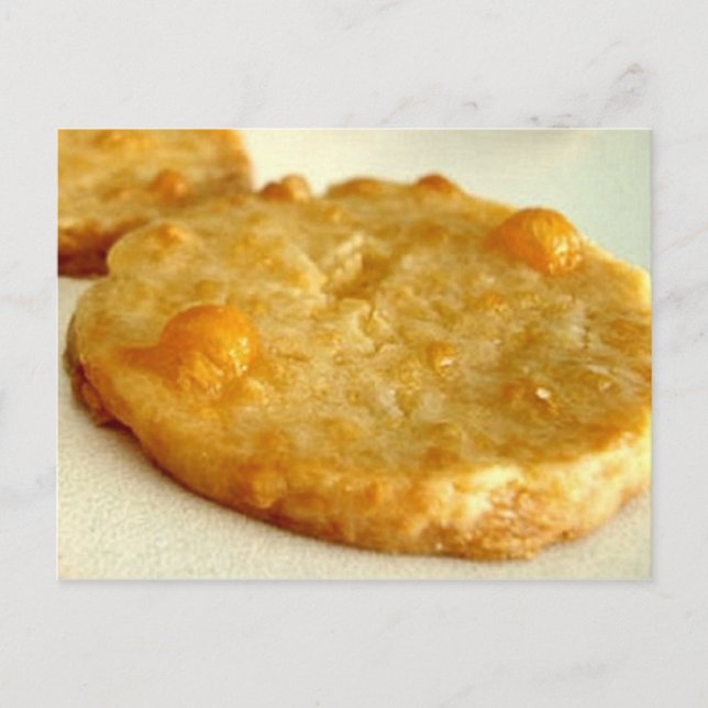 Cartão Postal Receita das Pennias de Queijo (Frente)