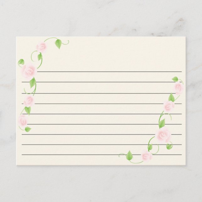 Cartão Postal Receita de Casamento (Frente)