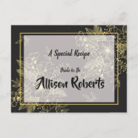 Receita de Chuveiro de Noiva Golden Roses