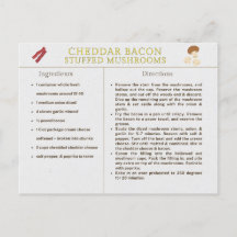 Receita de Cogumelos Recheados com Cheddar e Bacon