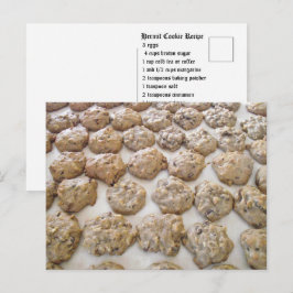 Cartão Postal Receita de Cookie Hermit