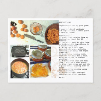 Cartão Postal Receita de Emperramento Apricot