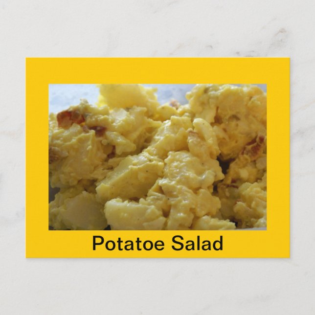 Cartão Postal Receita de Salada de Batata (Frente)