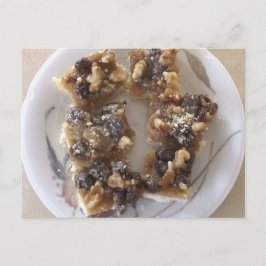 Cartão Postal Receita de Torta de Manteiga