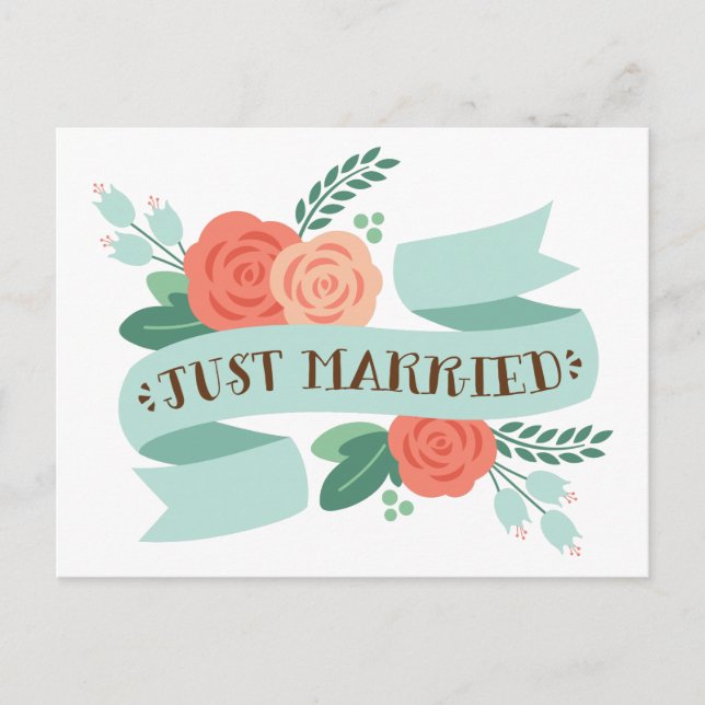 Cartão Postal recem casados (Frente)