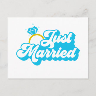 Cartão Postal Recem casados