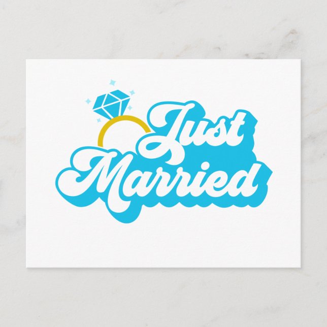 Cartão Postal Recem casados (Frente)