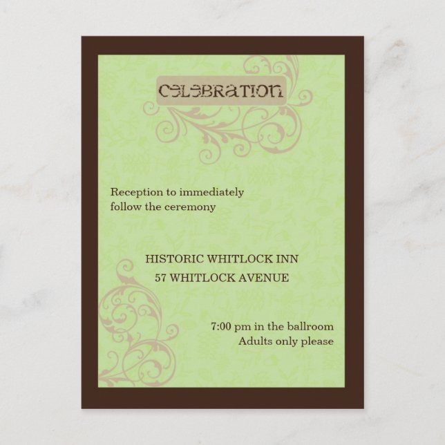 Cartão Postal Recepção de Gabby (Frente)