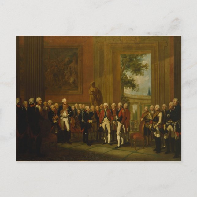 Cartão Postal Recepção do Duque de York em Sanssouci (Frente)