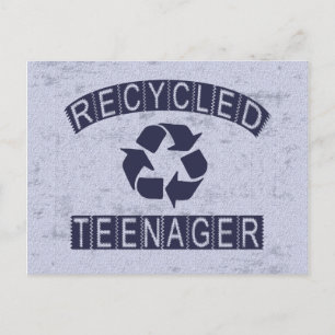 Cartão Postal Reciclado Teenager