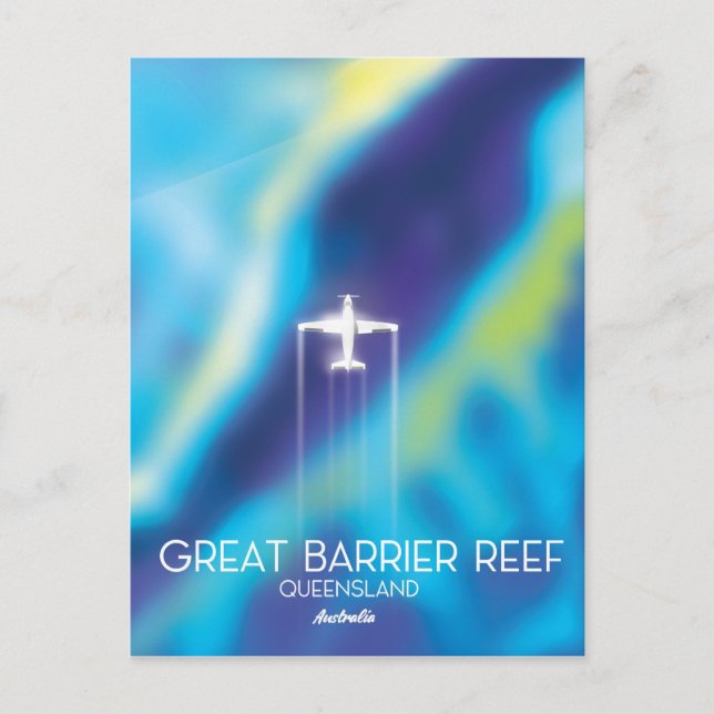 Cartão Postal Recife de barreira de excelente,Queensland, Austrá (Frente)