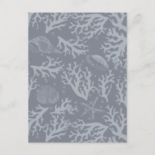 Cartão Postal Recife de Coral do Estilo do hipster