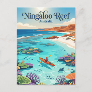 Cartão Postal Recife de Ningaloo Austrália