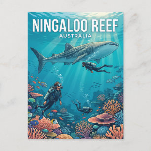 Cartão Postal Recife de Ningaloo Austrália