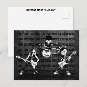 Cartão Postal Reclamação de Ruído Excessivo por Memo Vizinho Ami