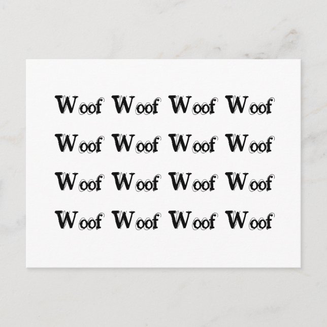 Cartão Postal Reclamação de Vizinho de Cachorro (Frente)