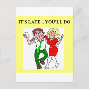 Cartão Postal recolha de bebados