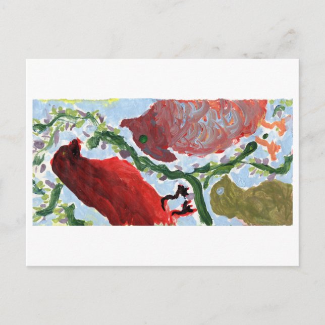 Cartão Postal Recolha de Cardeais (?) (Frente)