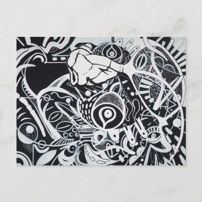 Cartão Postal Recolher Esquizofrênico II (Frente)