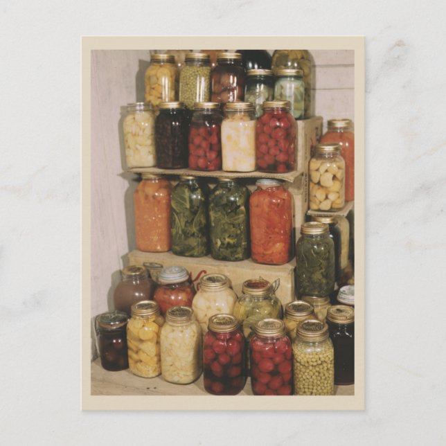 Cartão Postal Recolocação e conservação de Cheios de fotos Comid (Frente)