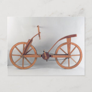 Cartão Postal Reconstruction of da Vinci's design